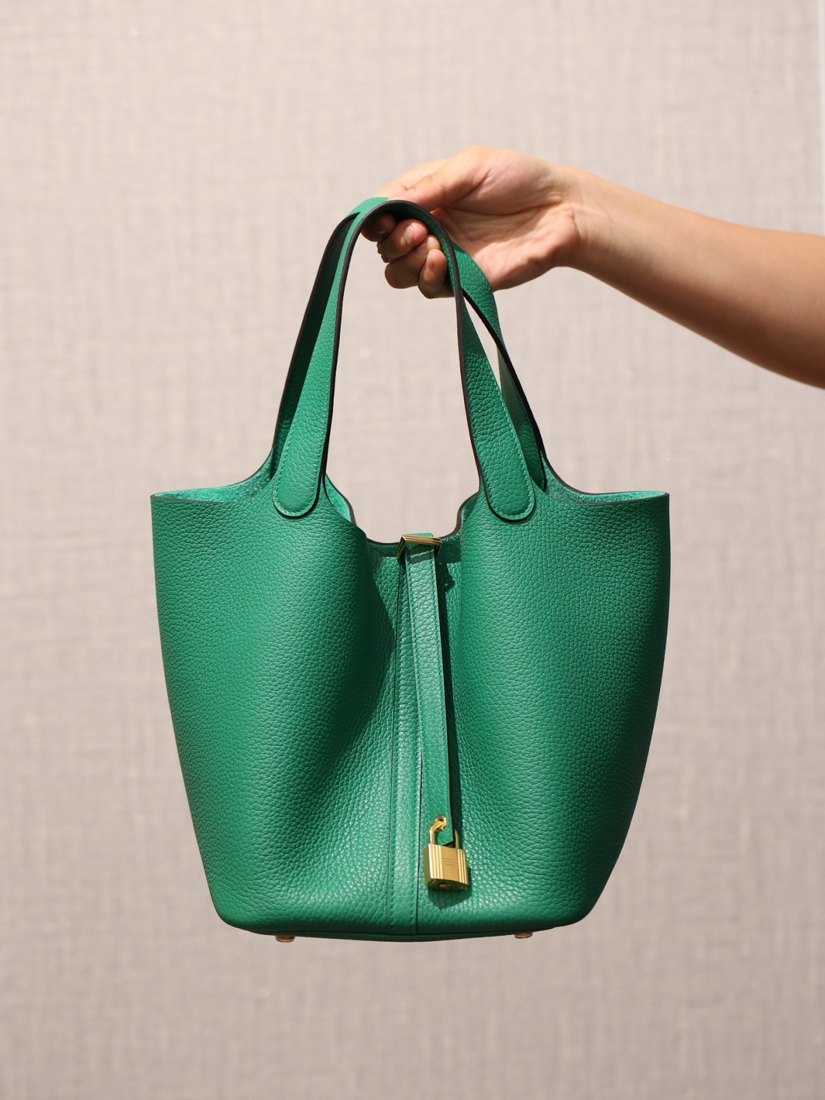 Shebag fully handmade Hermes Picotin 18 bag in green togo review (2025 Feb updated)-Labākās kvalitātes viltotās Louis Vuitton somas tiešsaistes veikals, dizaineru somas kopija ru