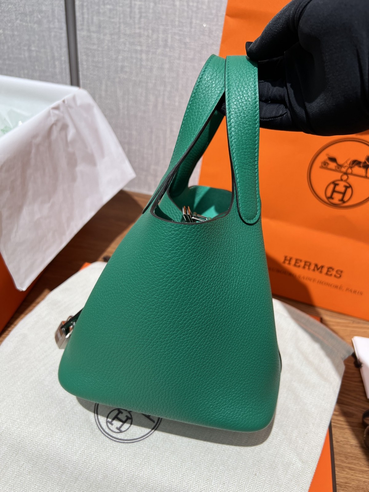 Shebag fully handmade Hermes Picotin 18 bag in green togo review (2025 Feb updated)-Labākās kvalitātes viltotās Louis Vuitton somas tiešsaistes veikals, dizaineru somas kopija ru