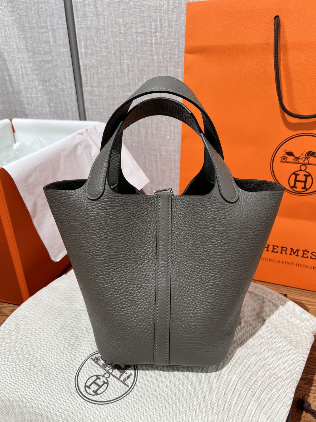 Shebag fully handmade Hermes Picotin 18 in grey togo review (2025 Feb updated)-Loja online de bolsa Louis Vuitton falsa de melhor qualidade, bolsa de designer de réplica ru