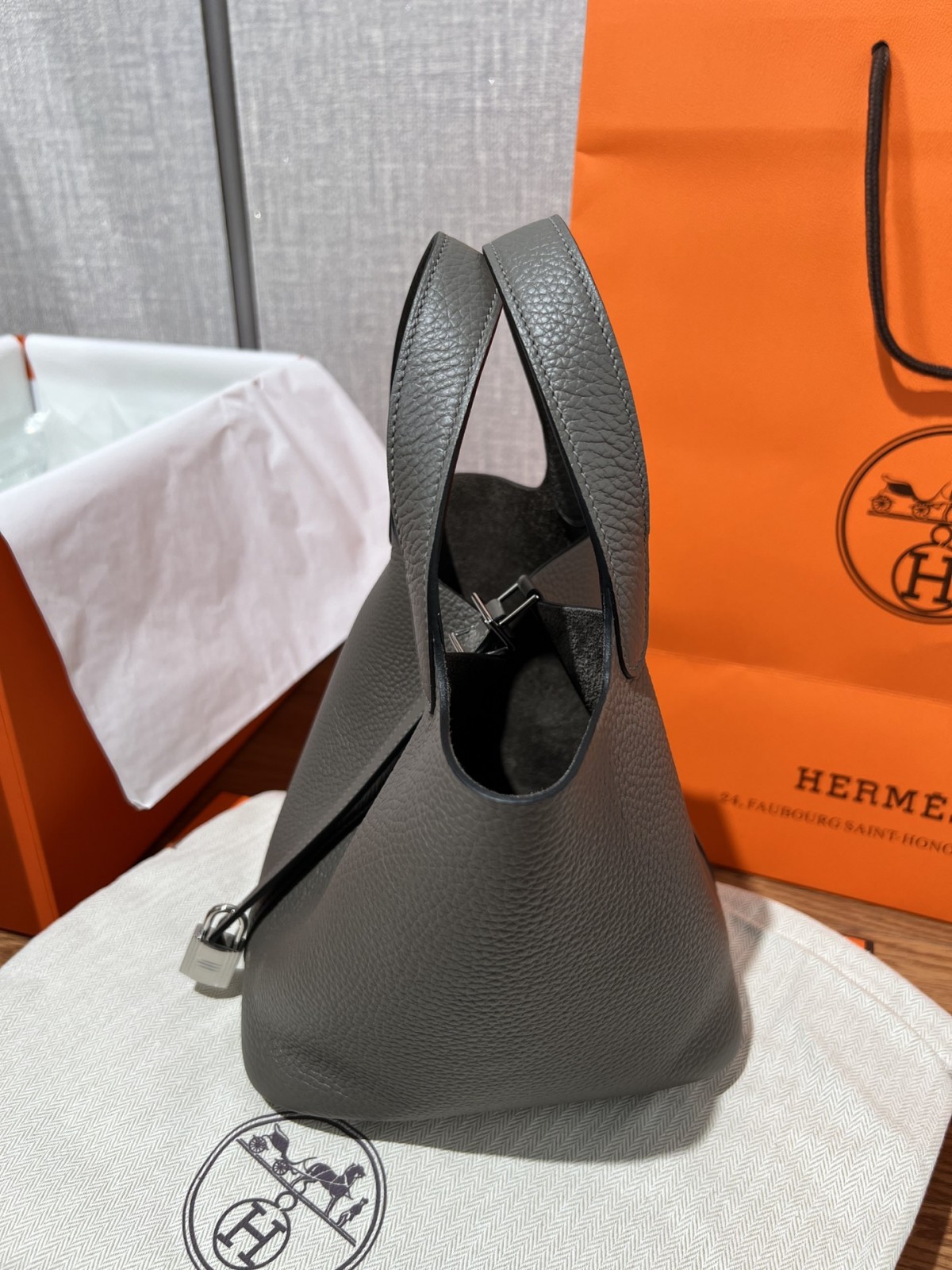 Shebag fully handmade Hermes Picotin 18 in grey togo review (2025 Feb updated)-Loja online de bolsa Louis Vuitton falsa de melhor qualidade, bolsa de designer de réplica ru