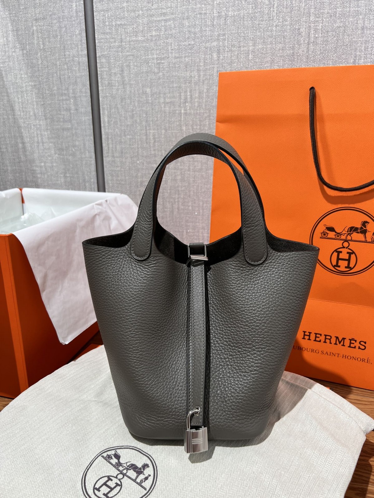 Shebag fully handmade Hermes Picotin 18 in grey togo review (2025 Feb updated)-Loja online de bolsa Louis Vuitton falsa de melhor qualidade, bolsa de designer de réplica ru