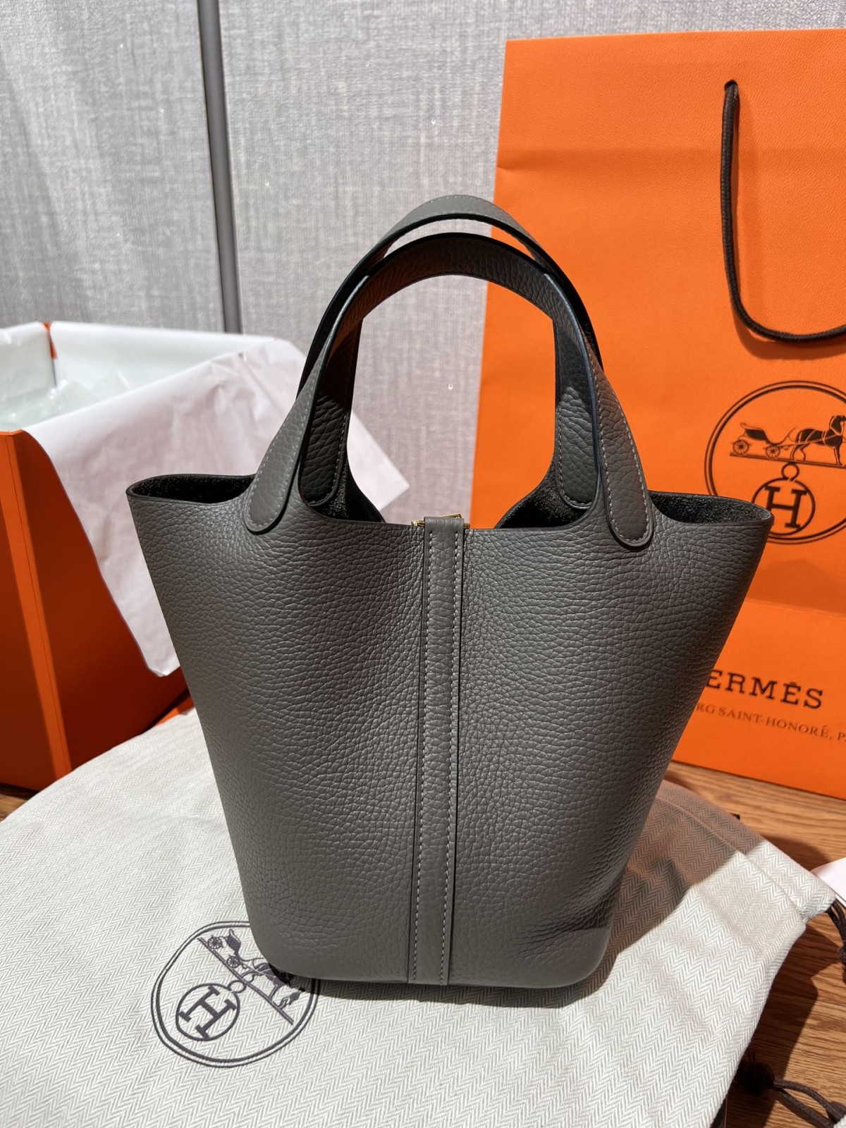 Shebag fully handmade Hermes Picotin 18 in grey togo review (2025 Feb updated)-Loja online de bolsa Louis Vuitton falsa de melhor qualidade, bolsa de designer de réplica ru