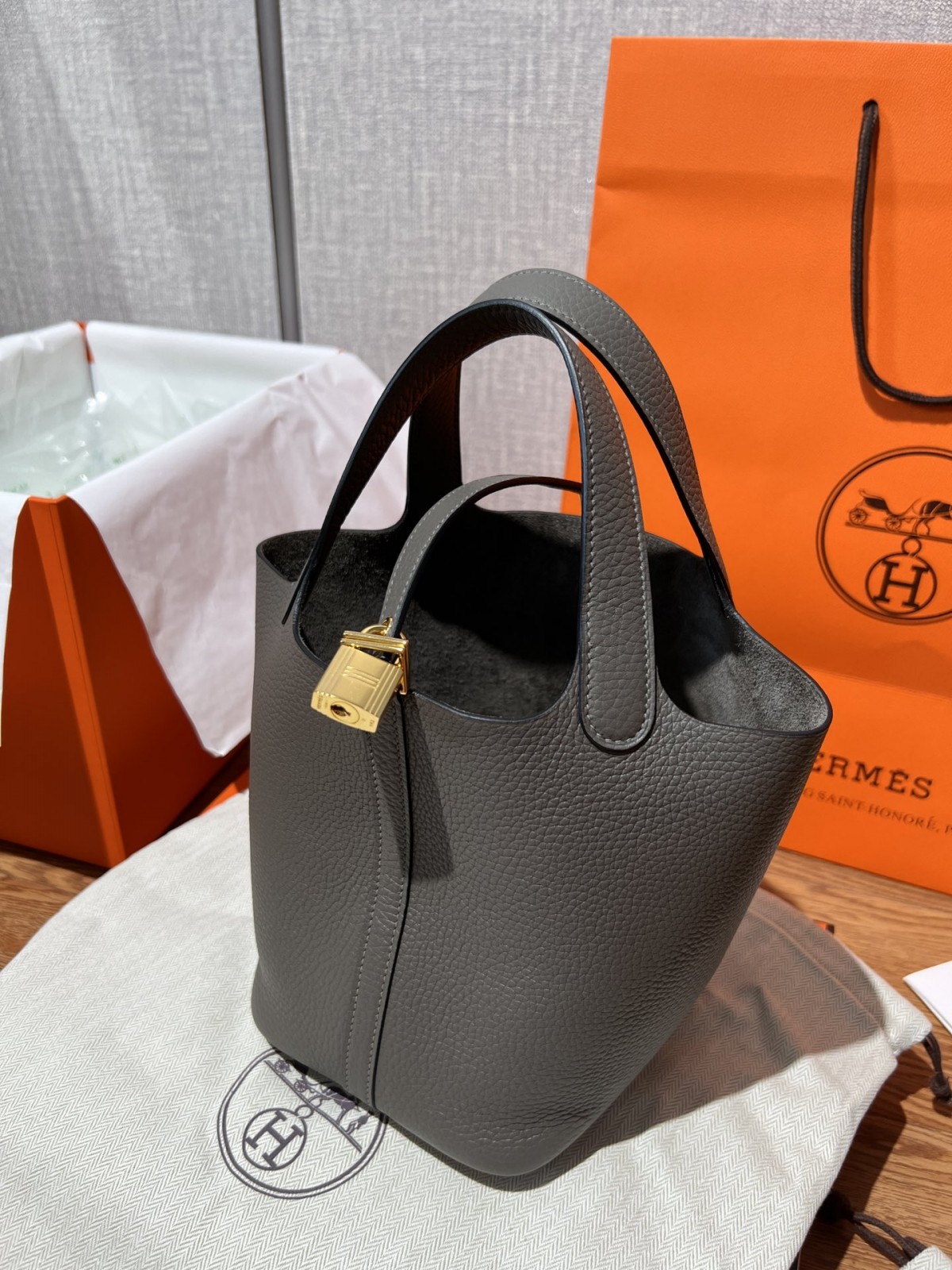 Shebag fully handmade Hermes Picotin 18 in grey togo review (2025 Feb updated)-Loja online de bolsa Louis Vuitton falsa de melhor qualidade, bolsa de designer de réplica ru