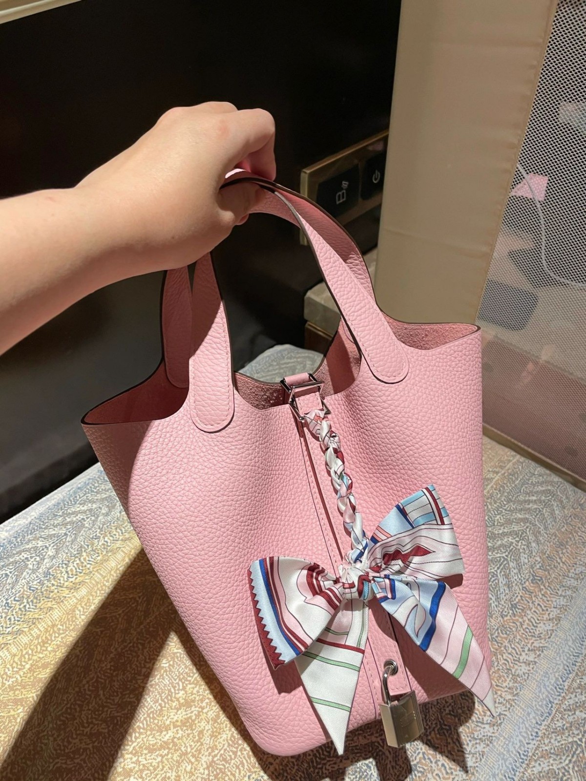 Shebag handmade Hermes Picotin 18 bag in Pink togo leather （2025 Feb updated）-Best Quality Fake Louis Vuitton Bag Online Store, Replica designer bag ru