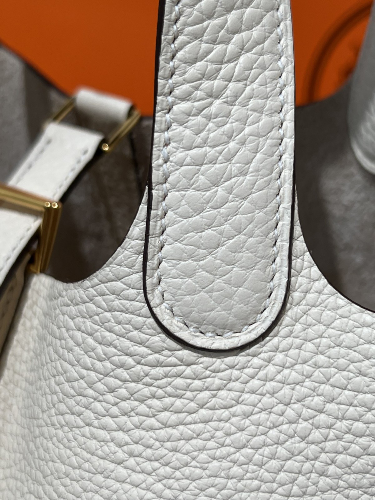 Shebag handmade Hermes white Picotin 18 bag in white togo (2025 Feb updated)-Best Quality Fake Louis Vuitton Bag Online Store, Replica designer bag ru