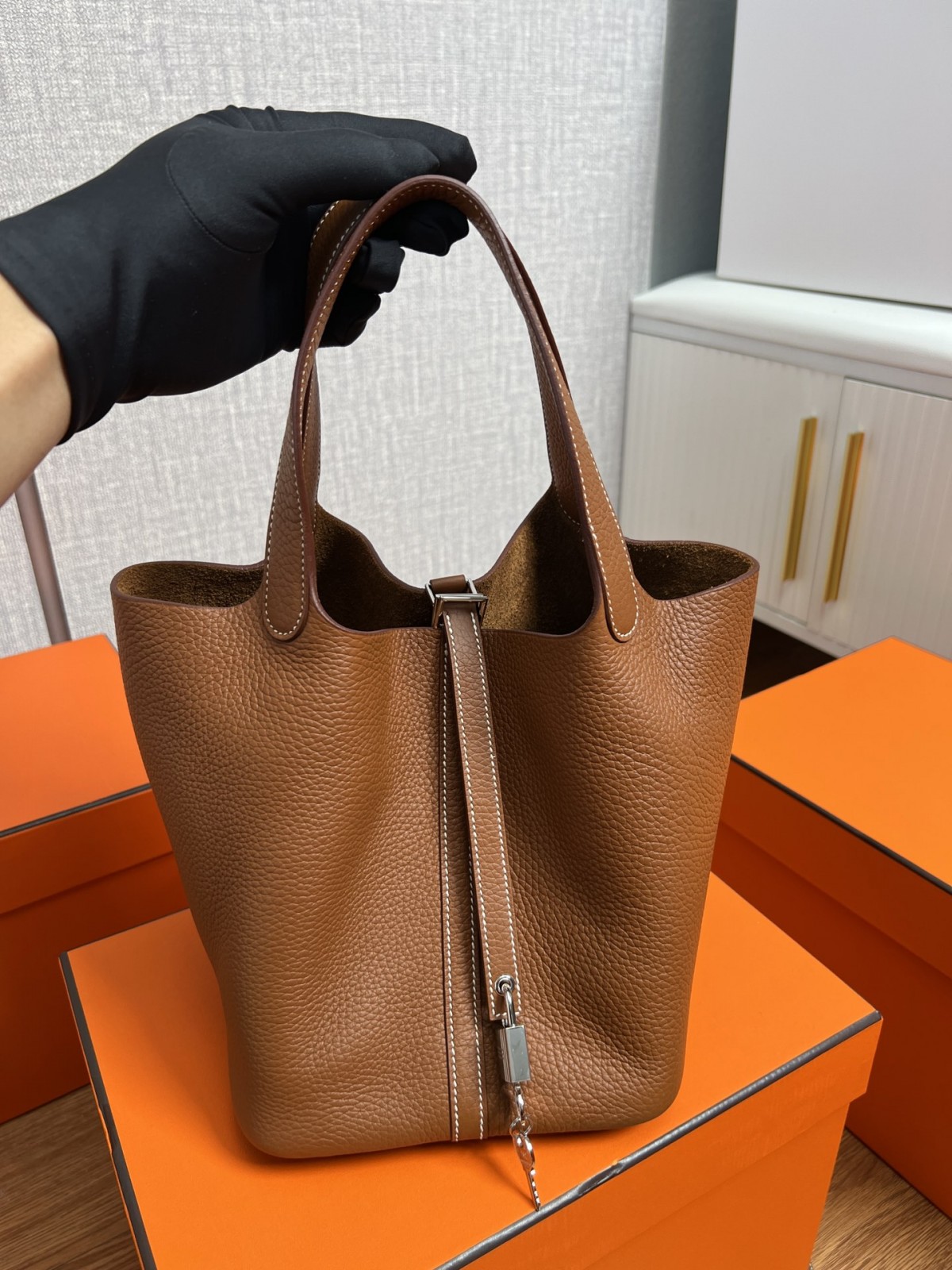 Shebag fully handmade Hermes Picotin 22 bag in brown togo review (2025 Feb updated)-Best Quality Fake Louis Vuitton Bag Online Store ، حقيبة مصمم طبق الأصل ru