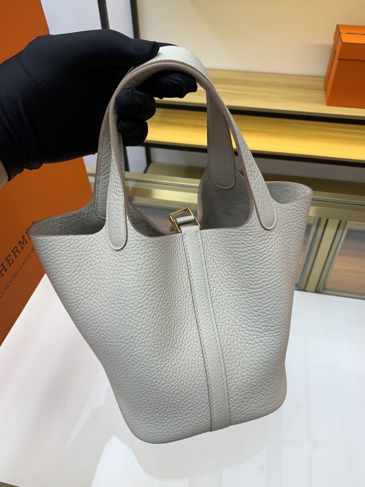 Shebag fully handmade Hermes Picotin 22 bag in cream white togo review (2025 Feb updated)-Legjobb minőségű hamis Louis Vuitton táska online áruház, replika designer táska ru