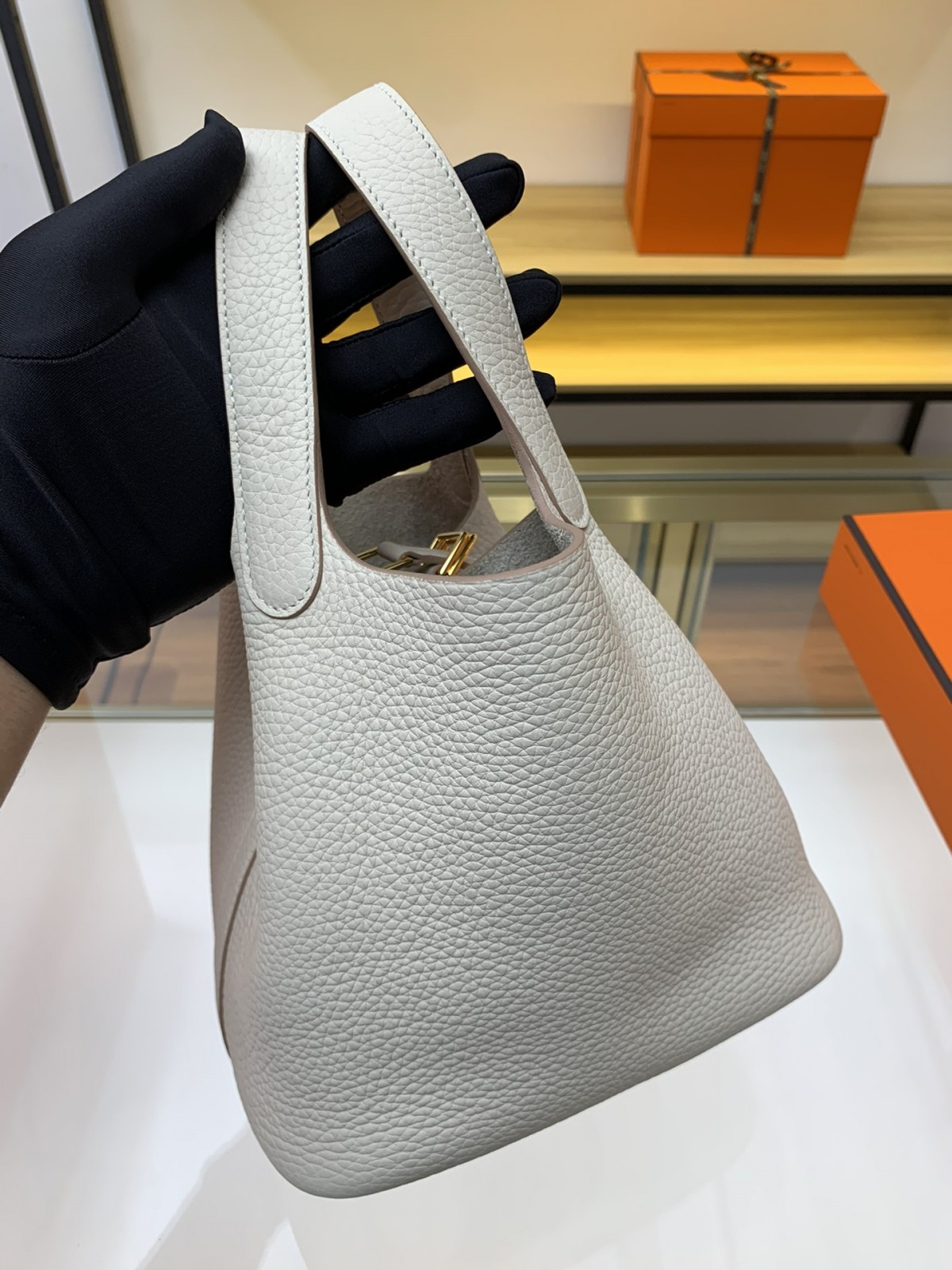 Shebag fully handmade Hermes Picotin 22 bag in cream white togo review (2025 Feb updated)-Legjobb minőségű hamis Louis Vuitton táska online áruház, replika designer táska ru