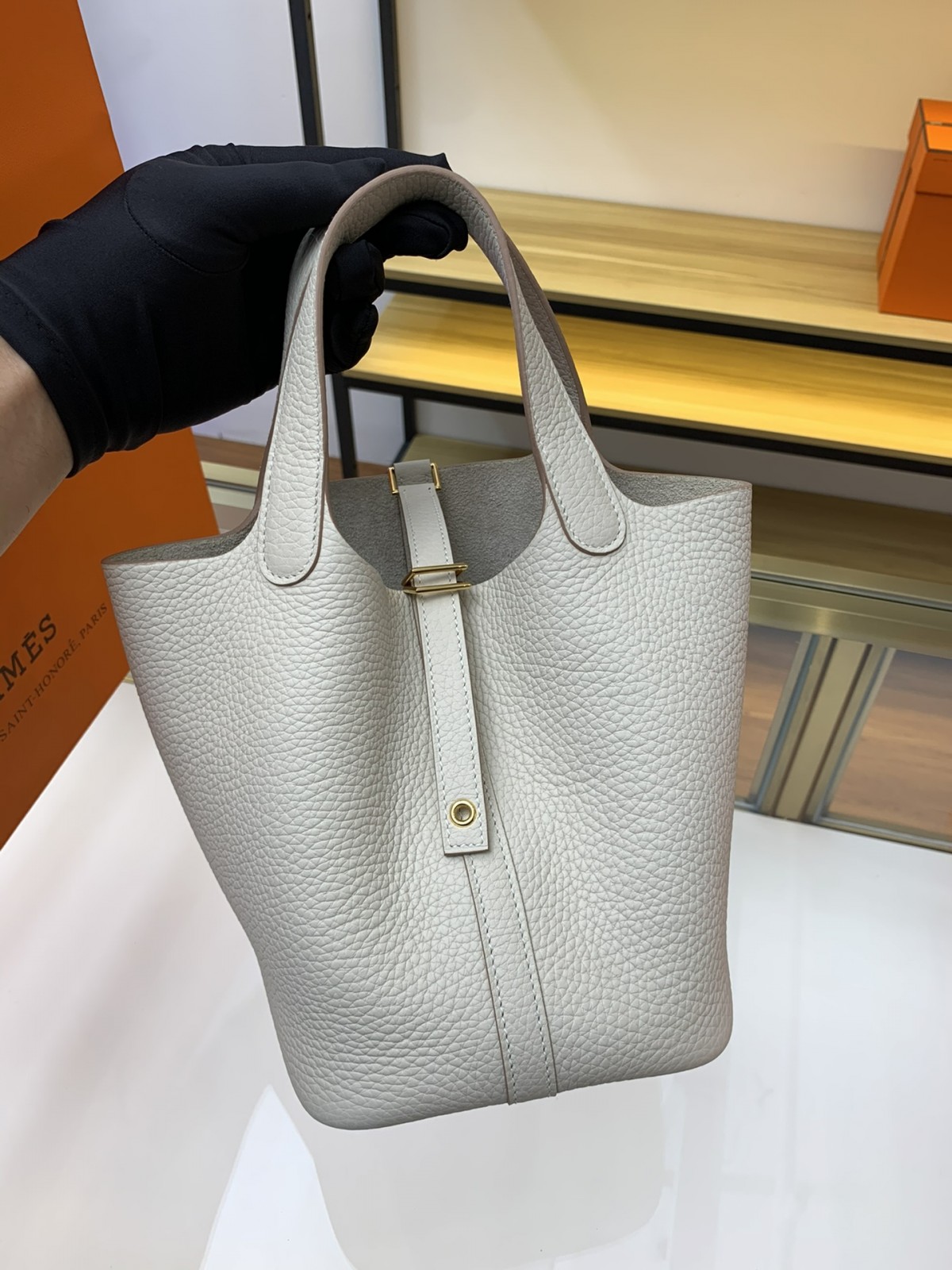 Shebag fully handmade Hermes Picotin 22 bag in cream white togo review (2025 Feb updated)-Legjobb minőségű hamis Louis Vuitton táska online áruház, replika designer táska ru