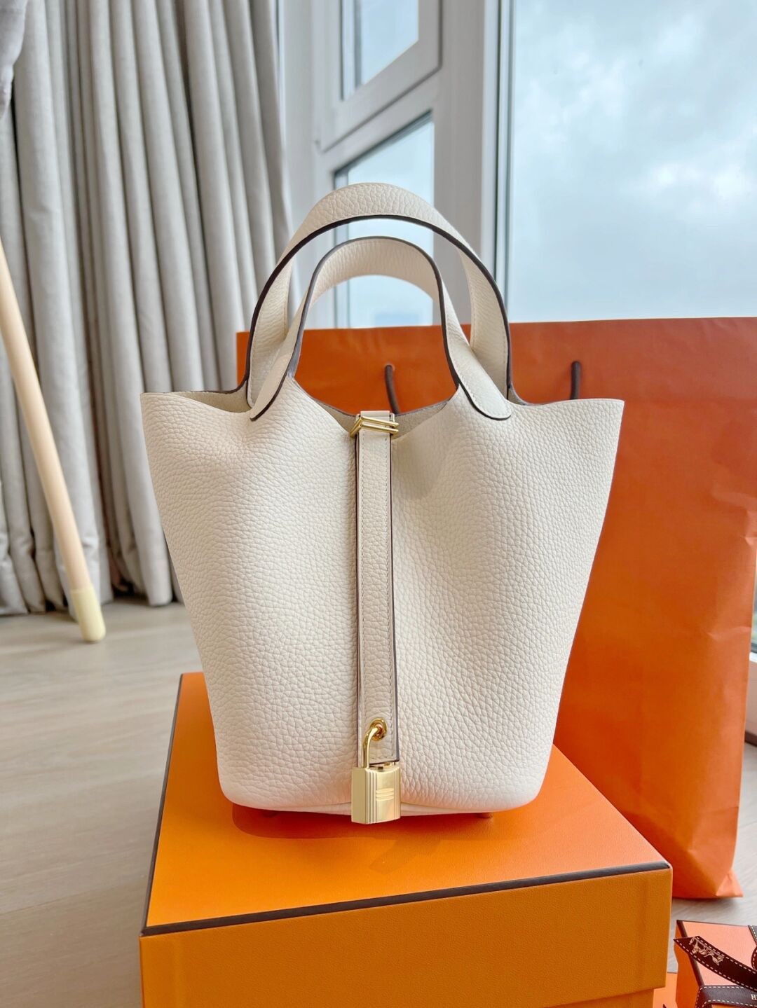 Shebag fully handmade Hermes Picotin 22 bag in cream white togo review (2025 Feb updated)-Legjobb minőségű hamis Louis Vuitton táska online áruház, replika designer táska ru