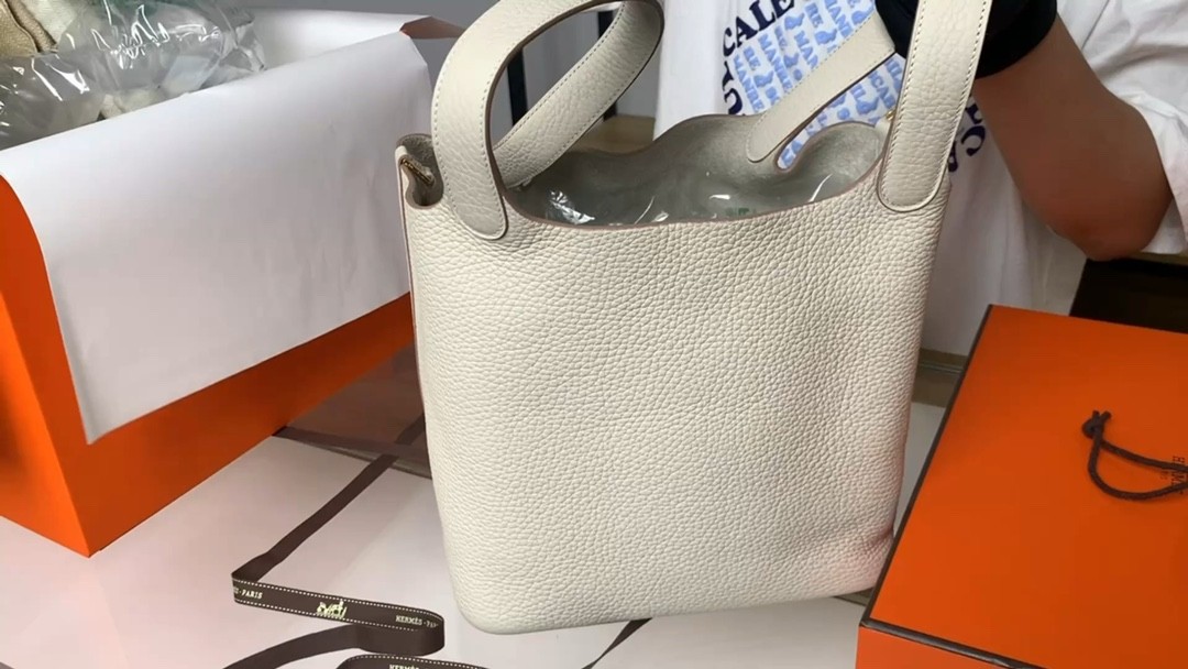 Shebag fully handmade Hermes Picotin 22 bag in cream white togo review (2025 Feb updated)-Legjobb minőségű hamis Louis Vuitton táska online áruház, replika designer táska ru