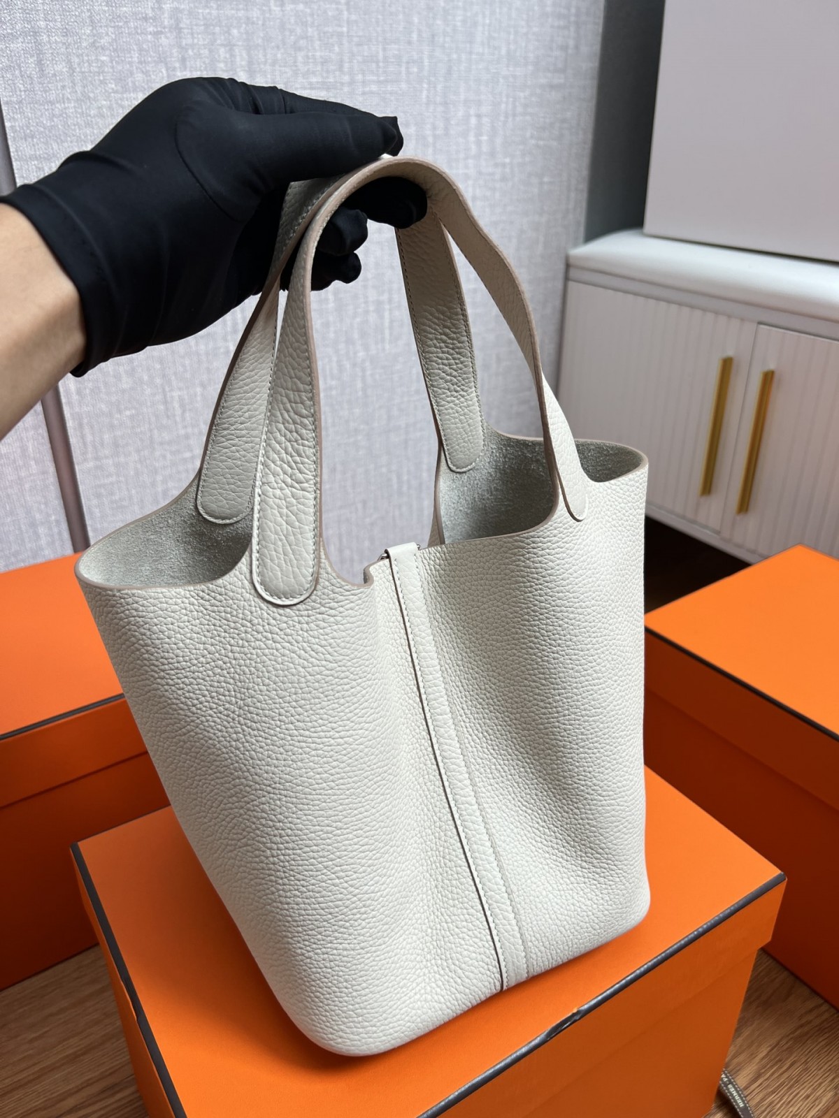 Shebag fully handmade Hermes Picotin 22 bag in cream white togo review (2025 Feb updated)-Legjobb minőségű hamis Louis Vuitton táska online áruház, replika designer táska ru