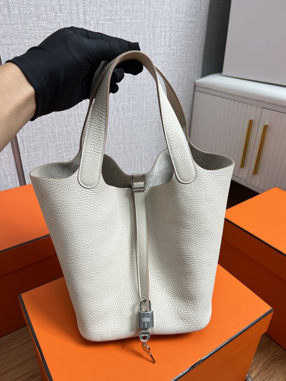 Shebag fully handmade Hermes Picotin 22 bag in cream white togo review (2025 Feb updated)-Legjobb minőségű hamis Louis Vuitton táska online áruház, replika designer táska ru