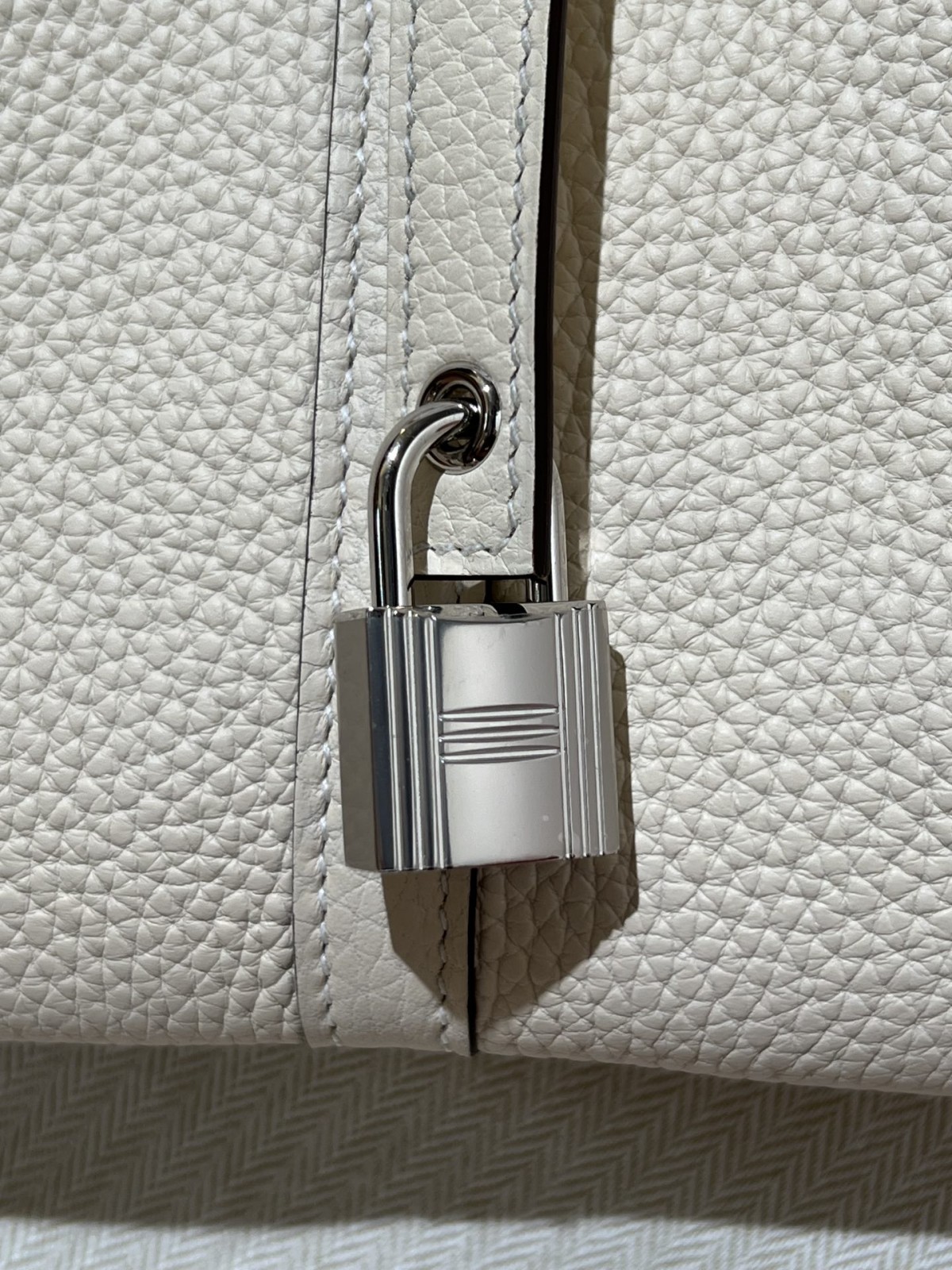 Shebag fully handmade Hermes Picotin 22 bag in cream white togo leather review silver (2025 Feb updated)-L-Aħjar Kwalità Foloz Louis Vuitton Bag Online Store, Replica designer bag ru