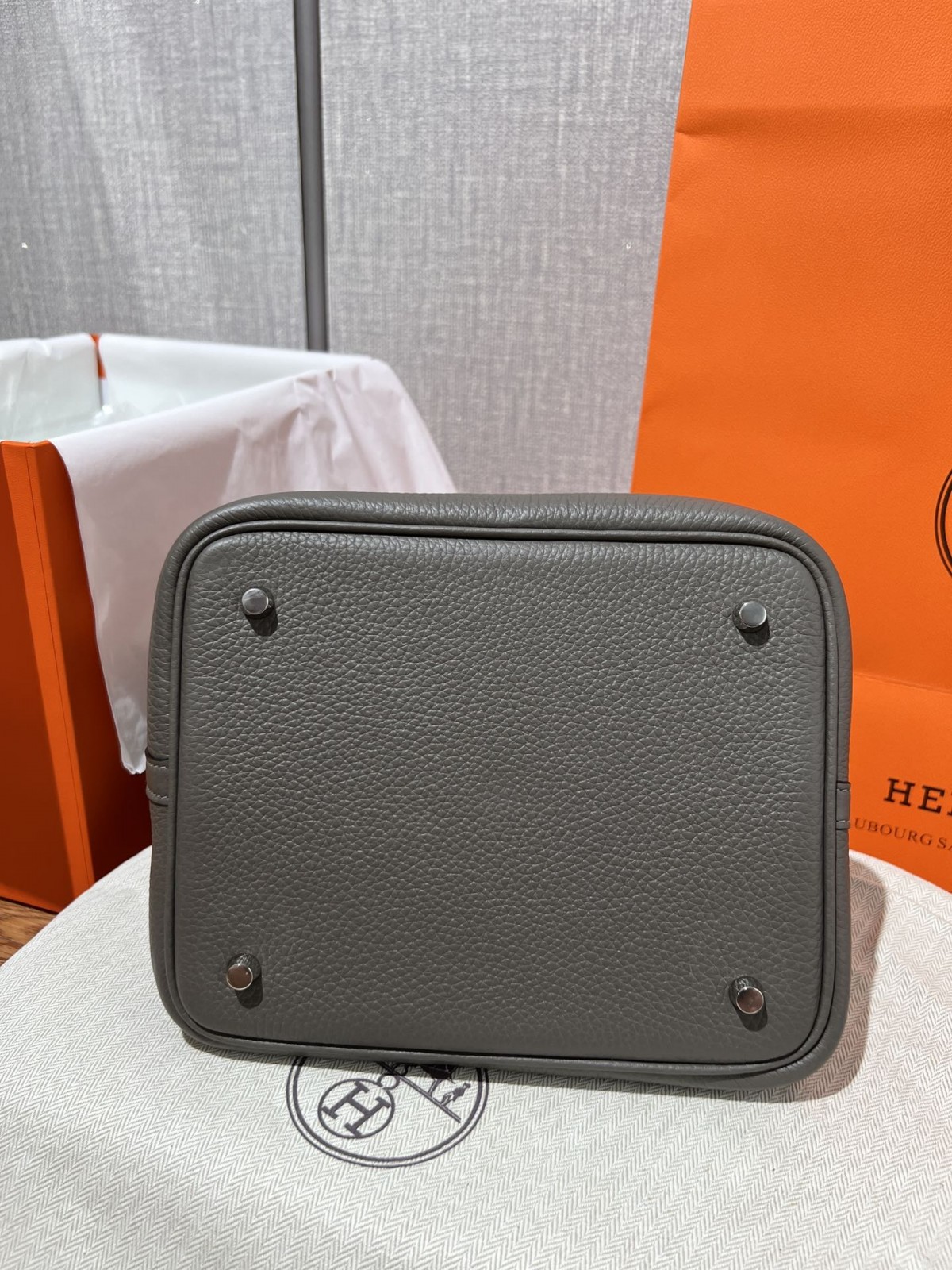 Shebag fully handmade Hermes Picotin 22 bag in togo leather in grey (2025 Feb updated)-بہترین معیار کا جعلی لوئس ووٹن بیگ آن لائن اسٹور، ریپلیکا ڈیزائنر بیگ آر یو