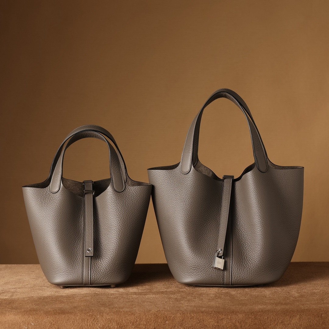 Shebag fully handmade Hermes Picotin 22 bag in togo leather in grey (2025 Feb updated)-بہترین معیار کا جعلی لوئس ووٹن بیگ آن لائن اسٹور، ریپلیکا ڈیزائنر بیگ آر یو