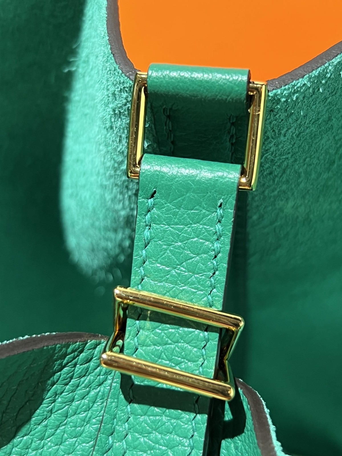 Shebag handmade Hermes Picotin 22 bag in green togo leather silver hardware (2025 Mar updated)-Best Quality Fake Louis Vuitton Bag Online Store, Replica designer bag ru