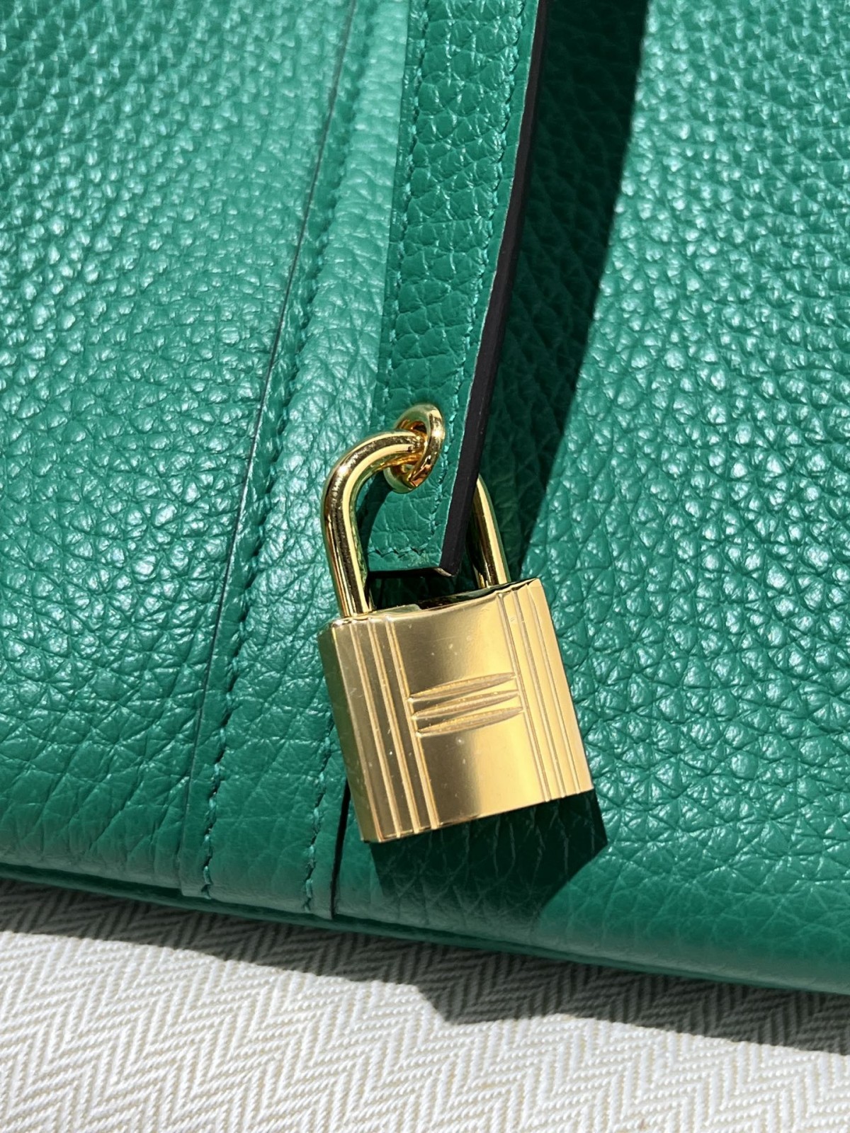 Shebag handmade Hermes Picotin 22 bag in green togo leather silver hardware (2025 Mar updated)-Best Quality Fake Louis Vuitton Bag Online Store, Replica designer bag ru