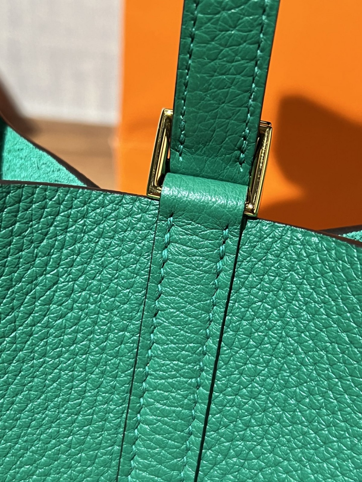 Shebag handmade Hermes Picotin 22 bag in green togo leather silver hardware (2025 Mar updated)-Best Quality Fake Louis Vuitton Bag Online Store, Replica designer bag ru