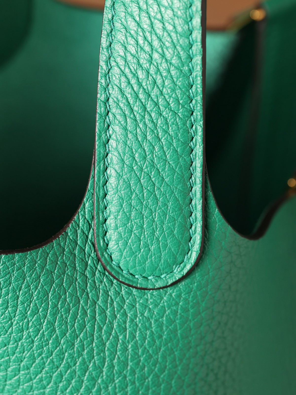 Shebag handmade Hermes Picotin 22 bag in green togo leather silver hardware (2025 Mar updated)-Best Quality Fake Louis Vuitton Bag Online Store, Replica designer bag ru