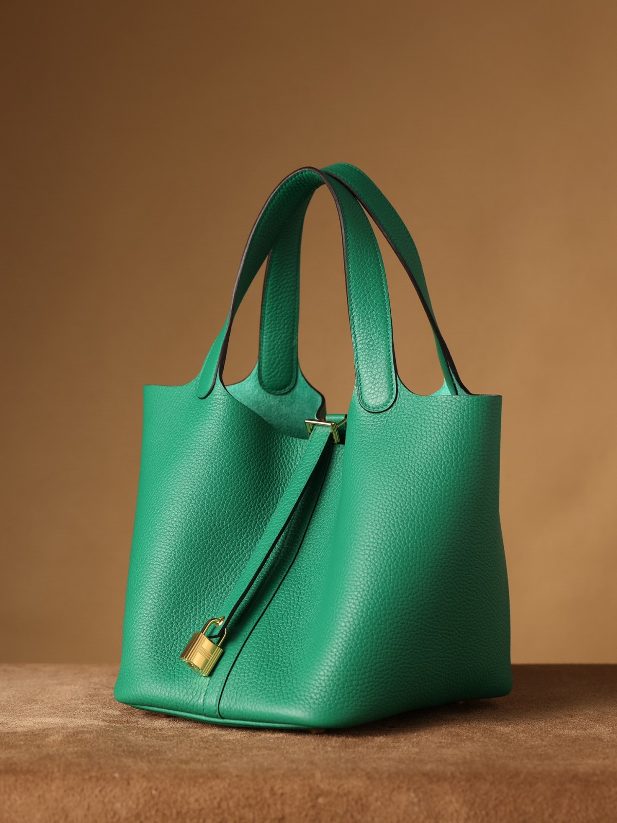 Shebag handmade Hermes Picotin 22 bag in green togo leather silver hardware (2025 Mar updated)-Best Quality Fake Louis Vuitton Bag Online Store, Replica designer bag ru