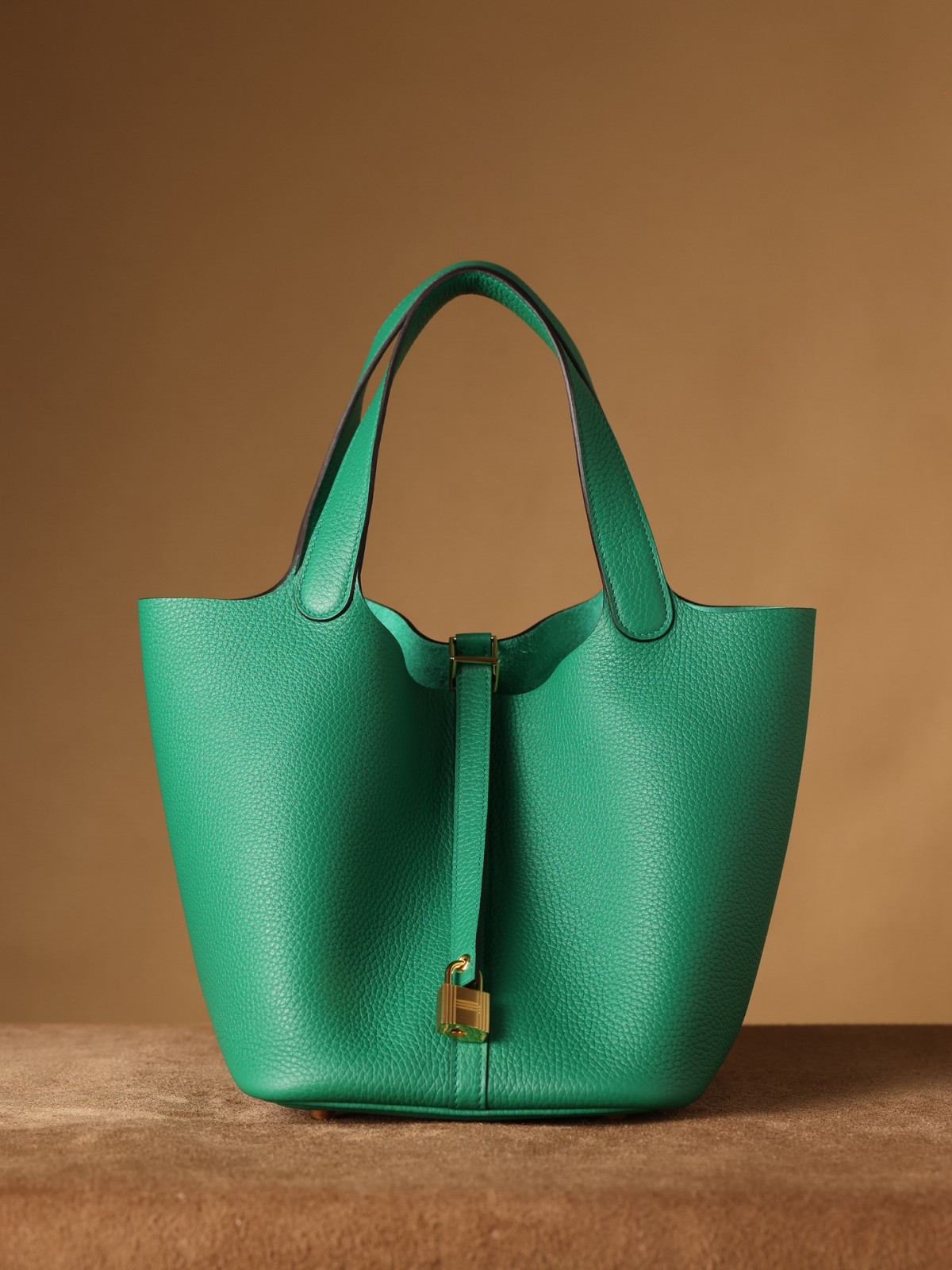 Shebag handmade Hermes Picotin 22 bag in green togo leather silver hardware (2025 Mar updated)-Best Quality Fake Louis Vuitton Bag Online Store, Replica designer bag ru