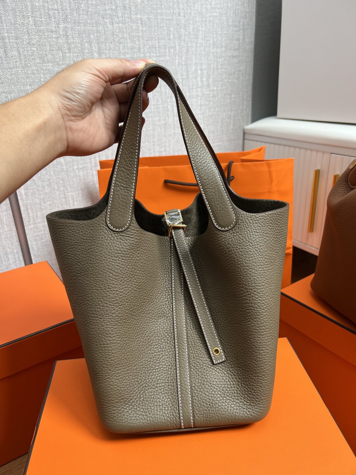 Shebag handmade Hermes Picotin 22 bag grey togo leather review （2025 Mar updated）-Yakanakisa Hunhu Fake Louis Vuitton Bag Online Store, Replica dhizaini bag ru