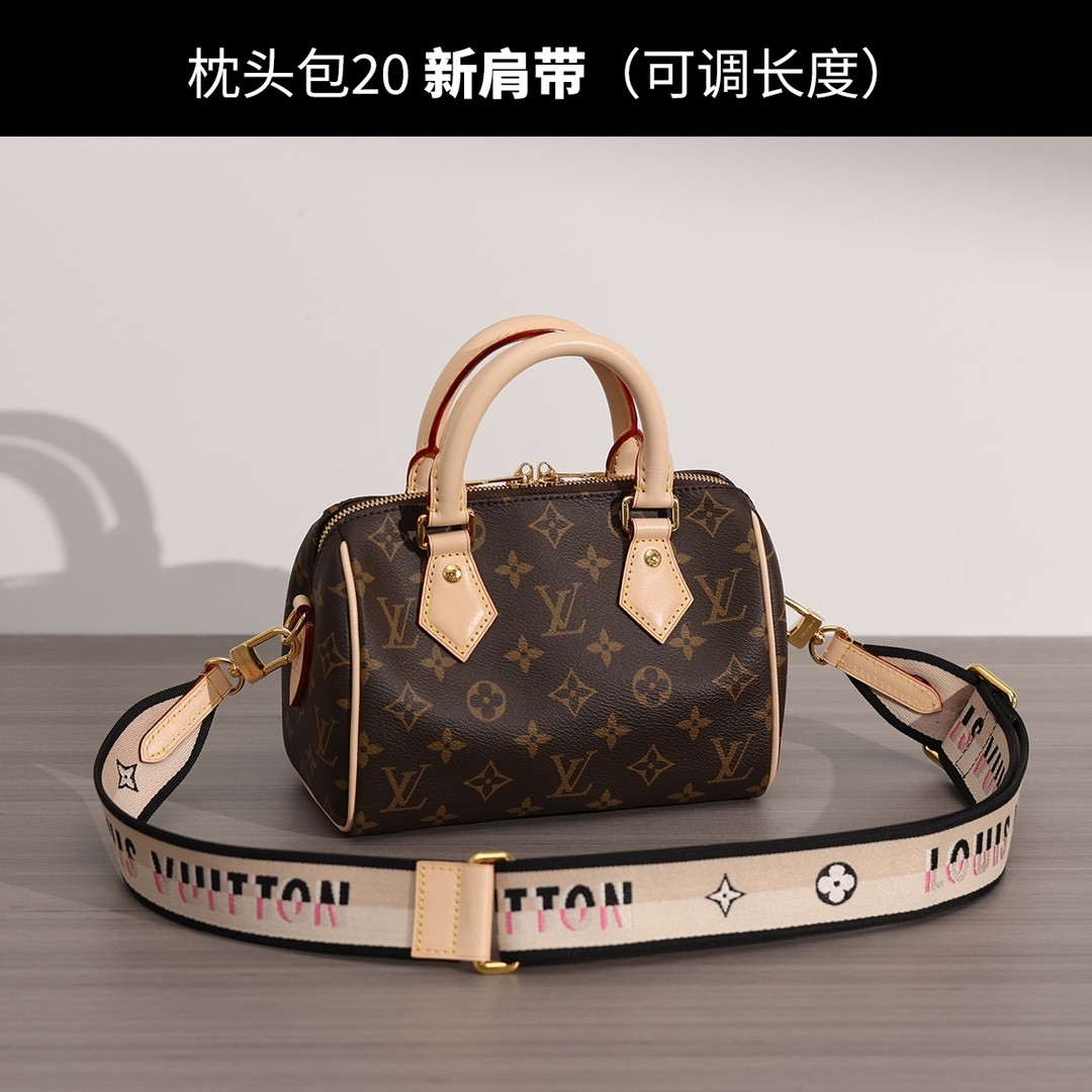Shebag super replica Louis Vuitton M46234 SPEEDY BANDOULIÈRE 20-Best Quality Fake Louis Vuitton Bag Online Store, Replica designer bag ru