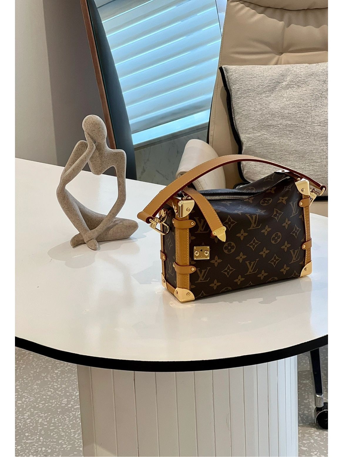 Shebag super replica Louis Vuitton M46358 SIDE TRUNK bag review(2025 May updated)-Best Quality Fake Louis Vuitton Bag Online Store, Replica designer bag ru