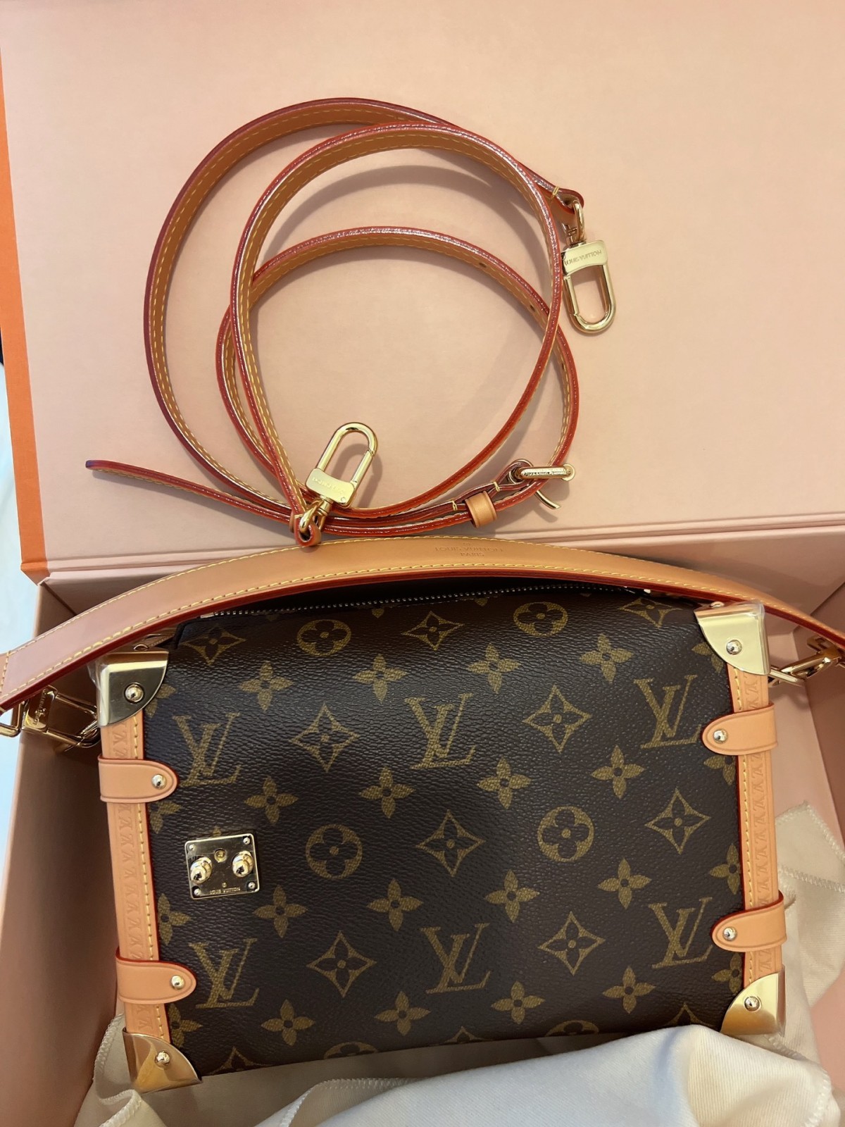 Shebag super replica Louis Vuitton M46358 SIDE TRUNK bag review(2025 May updated)-Best Quality Fake Louis Vuitton Bag Online Store, Replica designer bag ru