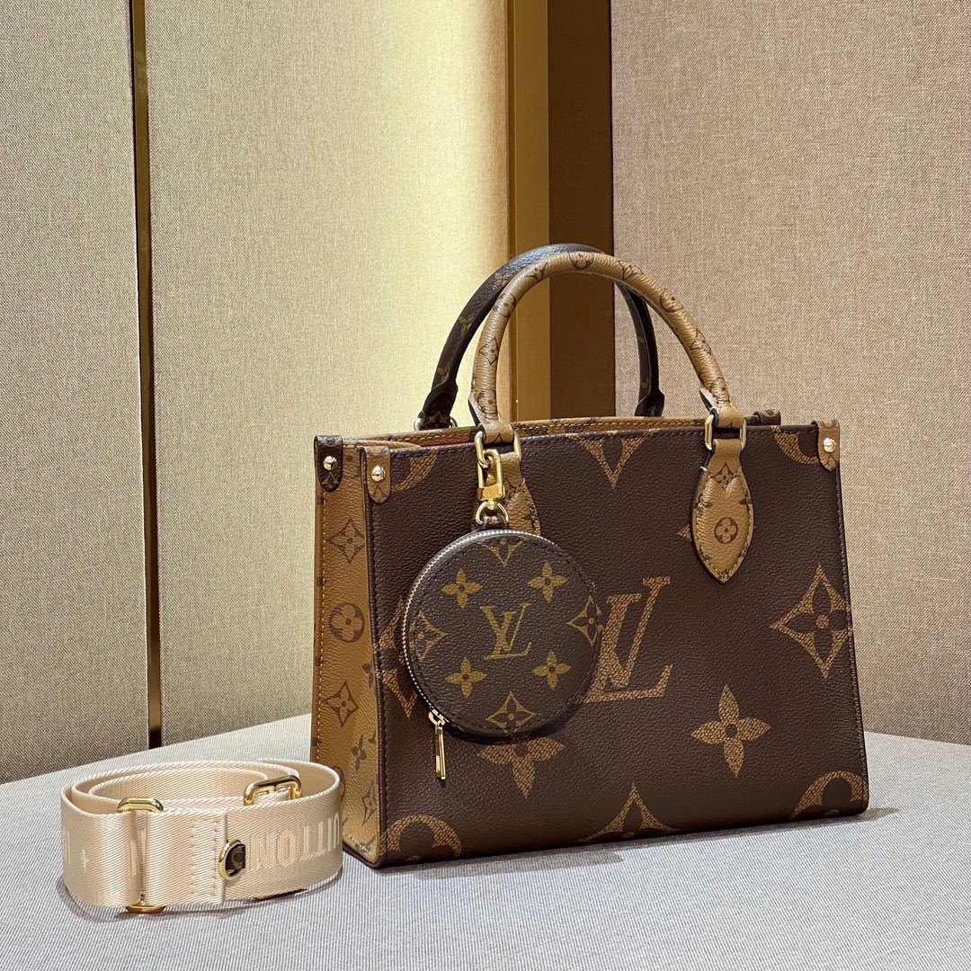 Shebag super replica Louis Vuitton M46373 ONTHEGO Small bag review (2025 May updated)-Best Quality Fake designer Bag Review, Replica designer bag ru
