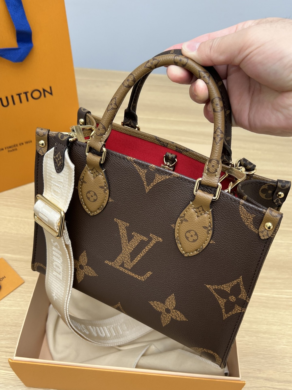 Shebag super replica Louis Vuitton M46373 ONTHEGO Small bag review (2025 May updated)-Best Quality Fake designer Bag Review, Replica designer bag ru