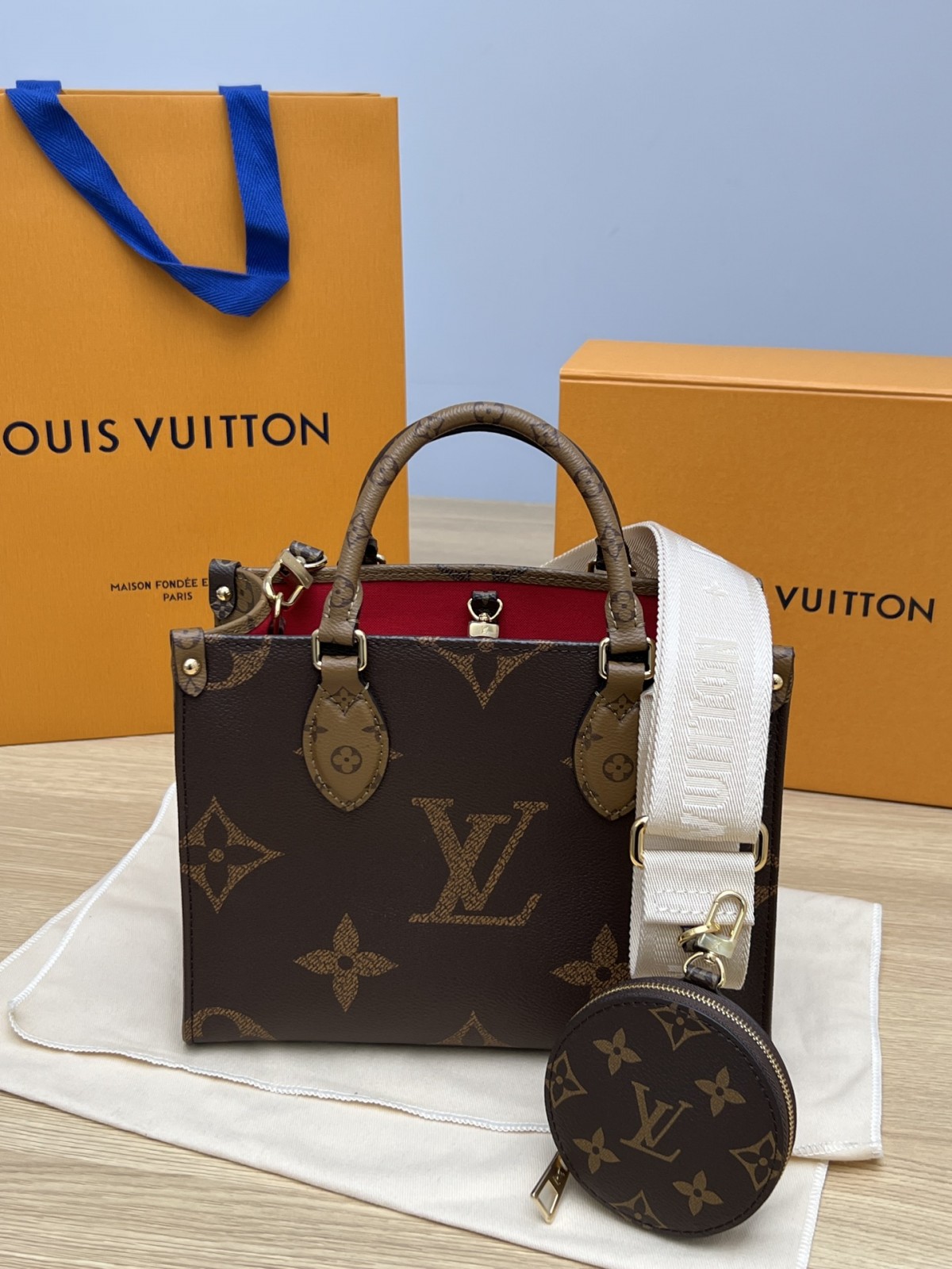 Shebag super replica Louis Vuitton M46373 ONTHEGO Small bag review (2025 May updated)-Best Quality Fake designer Bag Review, Replica designer bag ru