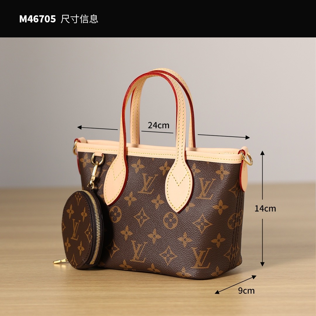 Shebag Super replica Louis Vuitton M46705 NEVERFULL BB bag review(2025 May updated)-Botiga en línia de bosses falses de Louis Vuitton de millor qualitat, rèplica de bosses de disseny ru