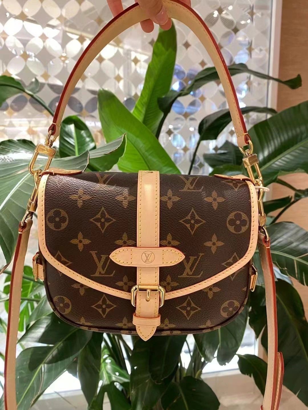 Shebag super replica Louis Vuitton M46740 SAUMUR BB bag review(2025 May udated)-Pangalusna kualitas palsu Louis Vuitton Kantong Toko Online, Replica desainer kantong ru