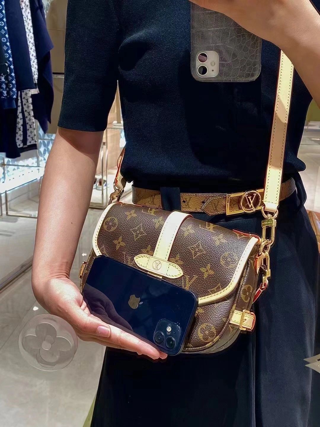 Shebag super replica Louis Vuitton M46740 SAUMUR BB bag review(2025 May udated)-Pangalusna kualitas palsu Louis Vuitton Kantong Toko Online, Replica desainer kantong ru