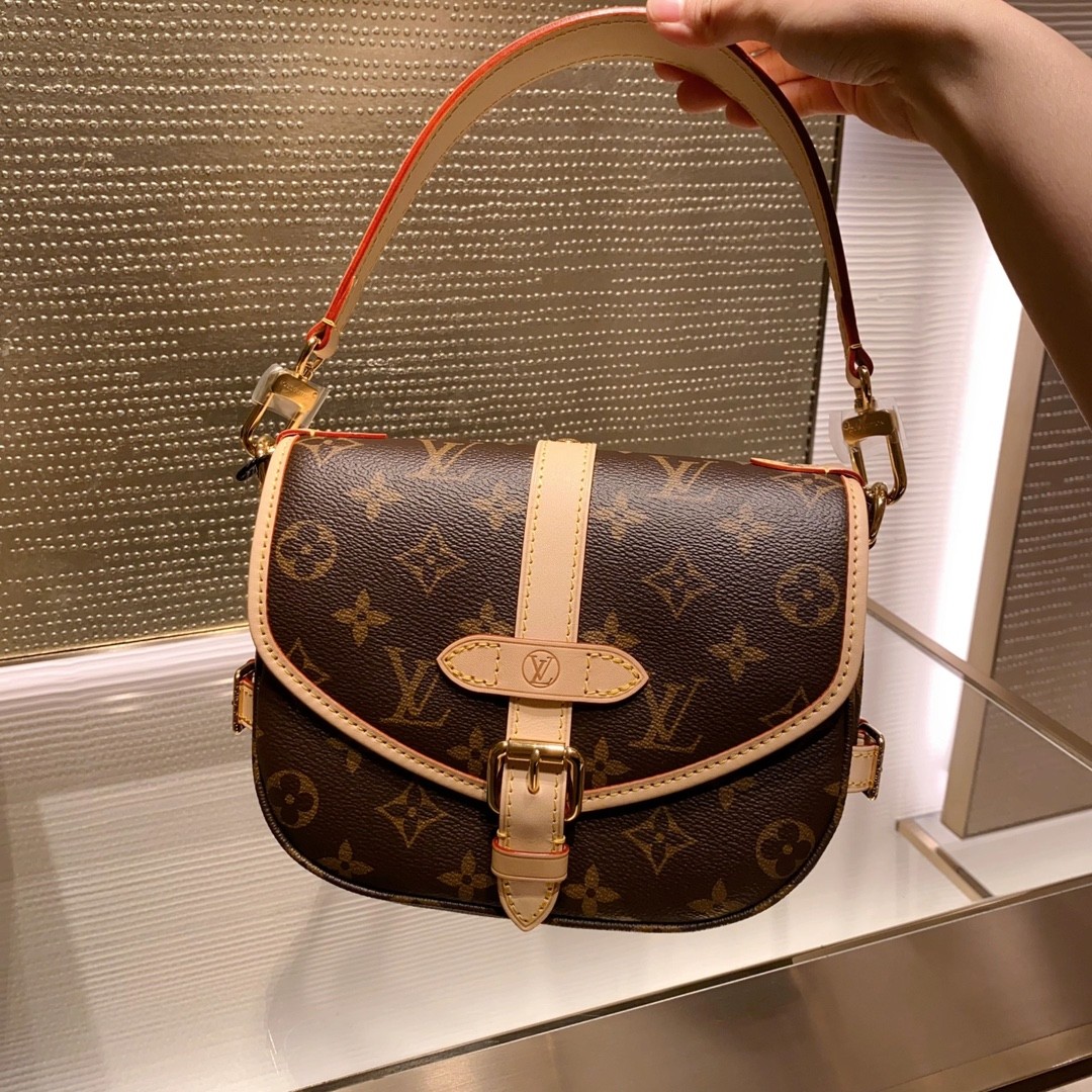 Shebag super replica Louis Vuitton M46740 SAUMUR BB bag review(2025 May udated)-Pangalusna kualitas palsu Louis Vuitton Kantong Toko Online, Replica desainer kantong ru