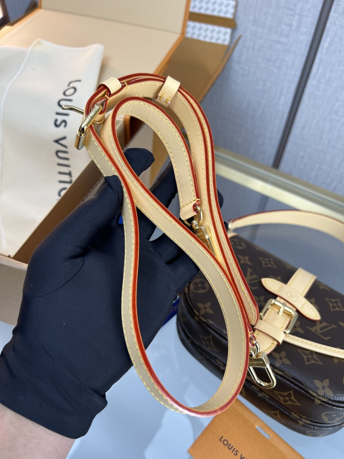 Shebag super replica Louis Vuitton M46740 SAUMUR BB bag review(2025 May udated)-Pangalusna kualitas palsu Louis Vuitton Kantong Toko Online, Replica desainer kantong ru