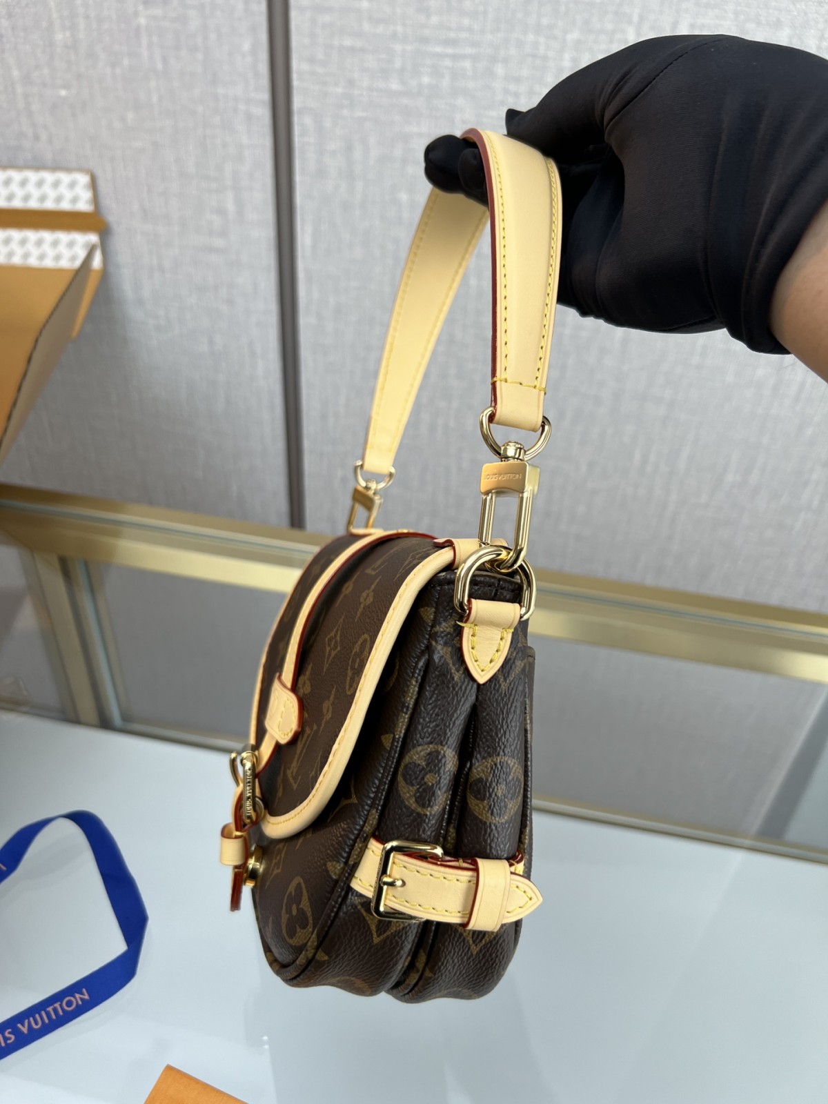 Shebag super replica Louis Vuitton M46740 SAUMUR BB bag review(2025 May udated)-Pangalusna kualitas palsu Louis Vuitton Kantong Toko Online, Replica desainer kantong ru