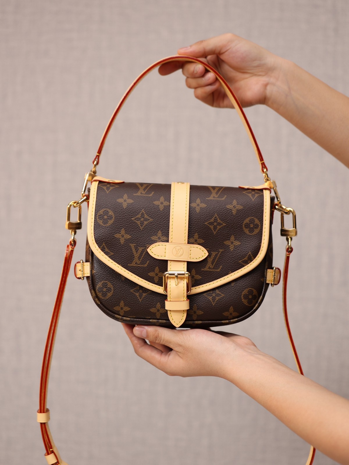 Shebag super replica Louis Vuitton M46740 SAUMUR BB bag review(2025 May udated)-Pangalusna kualitas palsu Louis Vuitton Kantong Toko Online, Replica desainer kantong ru