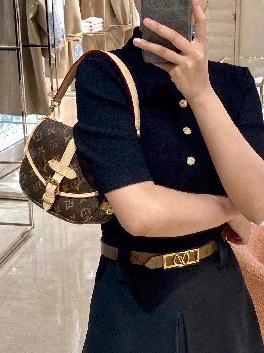 Shebag super replica Louis Vuitton M46740 SAUMUR BB bag review(2025 May udated)-Pangalusna kualitas palsu Louis Vuitton Kantong Toko Online, Replica desainer kantong ru