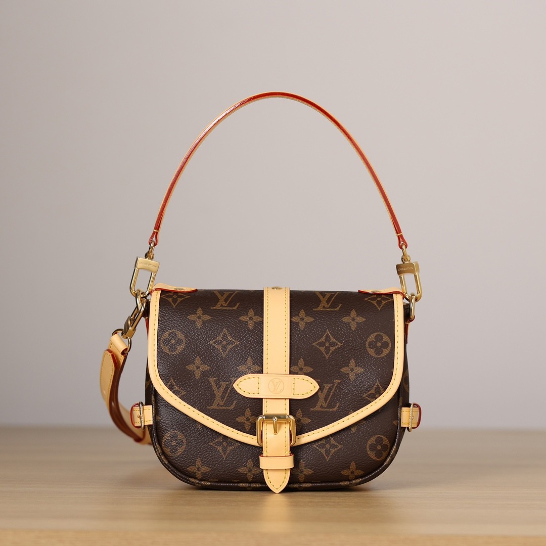 Shebag super replica Louis Vuitton M46740 SAUMUR BB bag review(2025 May udated)-Pangalusna kualitas palsu Louis Vuitton Kantong Toko Online, Replica desainer kantong ru