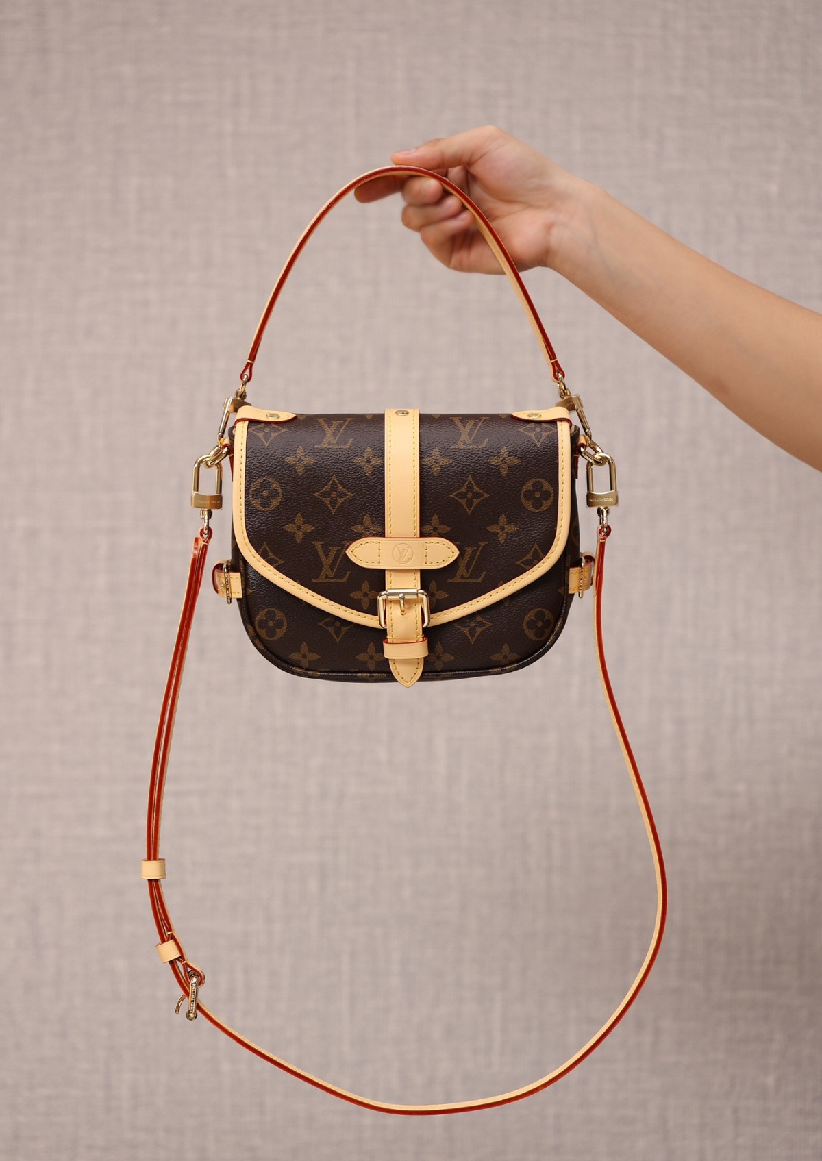 Shebag super replica Louis Vuitton M46740 SAUMUR BB bag review(2025 May udated)-Pangalusna kualitas palsu Louis Vuitton Kantong Toko Online, Replica desainer kantong ru