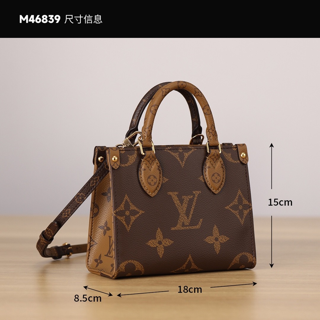 Shebag Super replica Louis Vuitton M46839 ONTHEGO BB bag review (2025 May updated)-Najlepsza jakość fałszywych torebek Louis Vuitton Sklep internetowy, projektant repliki torebki ru