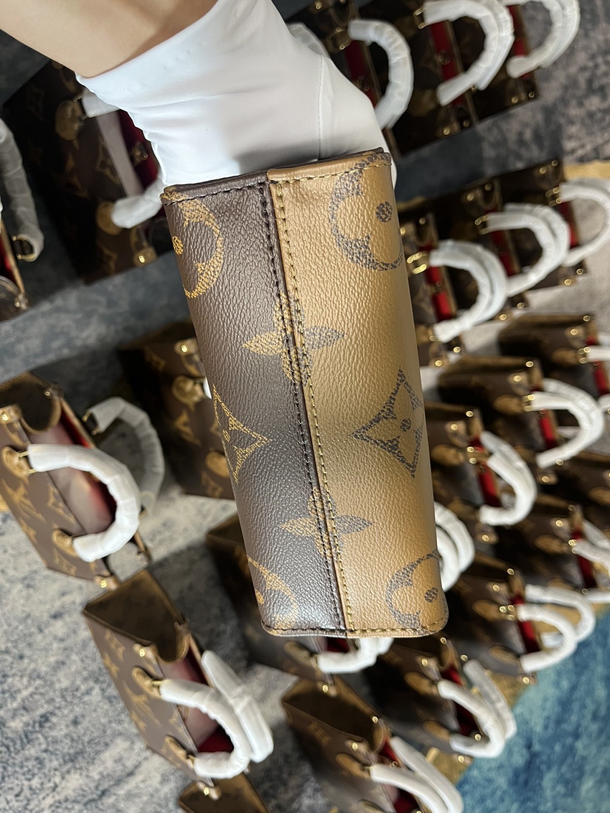 Shebag Super replica Louis Vuitton M46839 ONTHEGO BB bag review (2025 May updated)-Najlepsza jakość fałszywych torebek Louis Vuitton Sklep internetowy, projektant repliki torebki ru