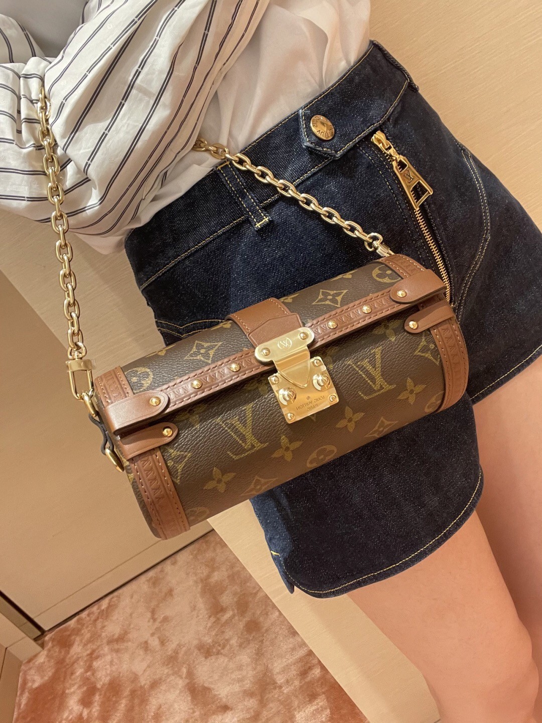 Shebag super replica Louis Vuitton M57835 PAPILLON TRUNK bag review(2025 June updated)-Best Quality Fake Louis Vuitton Bag Online Store, Replica designer bag ru