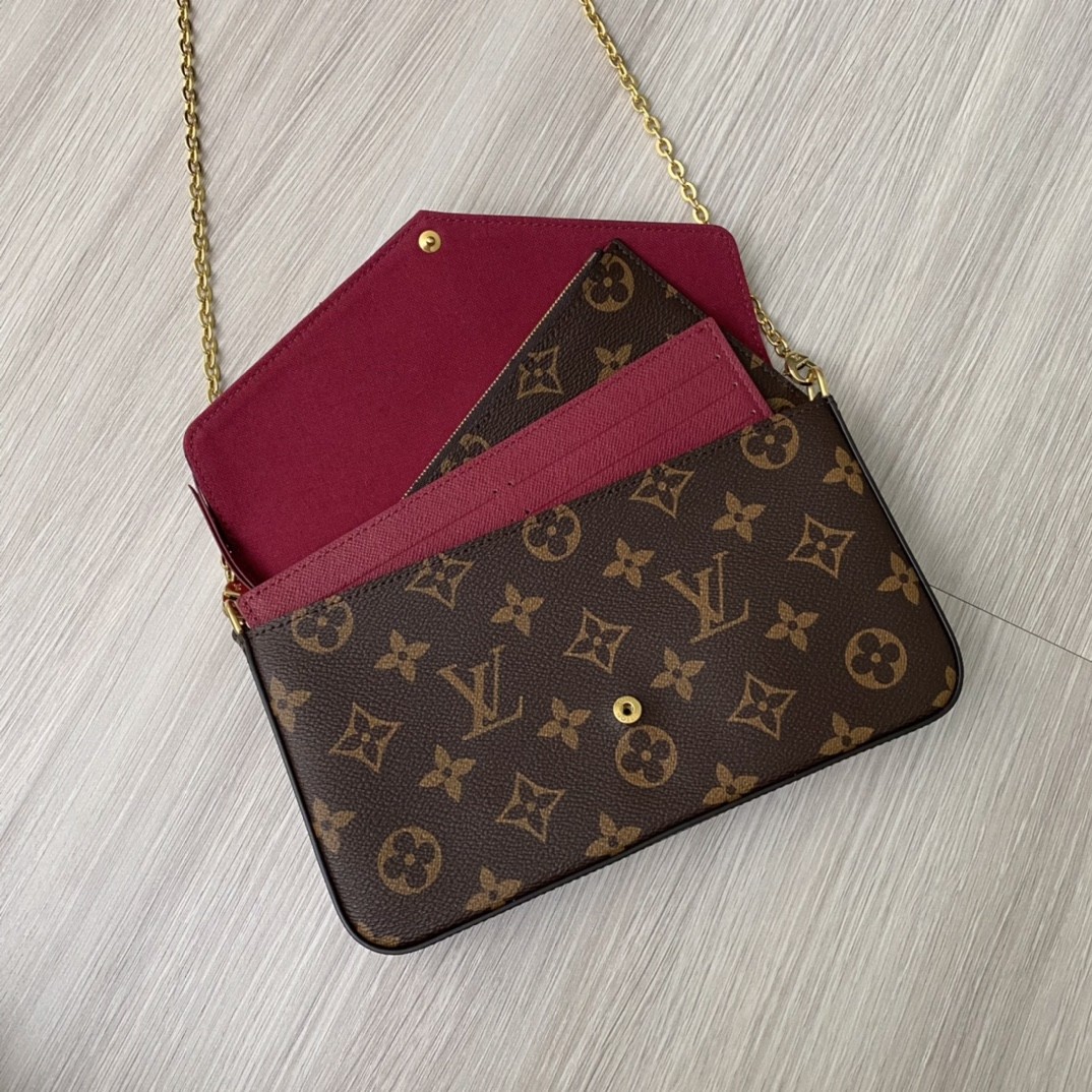 Shebag Super replica Louis Vuitton M61276 POCHETTE FÉLICIE bag review (2025 June updated)-ʻOi aku ka maikaʻi o ka ʻeke Louis Vuitton ʻeke hoʻopunipuni ma ka hale kūʻai pūnaewele, ʻeke hoʻolālā kope ru