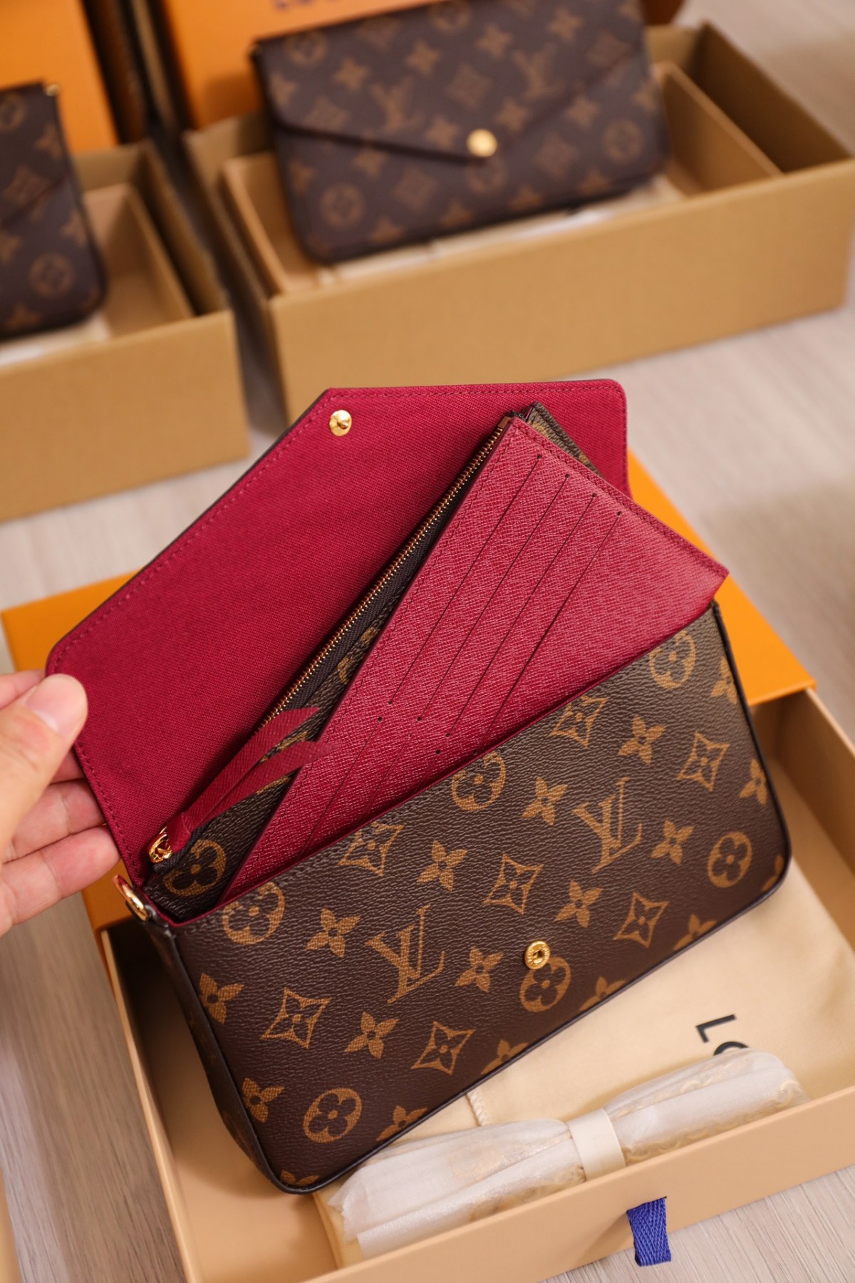 Shebag Super replica Louis Vuitton M61276 POCHETTE FÉLICIE bag review (2025 June updated)-ʻOi aku ka maikaʻi o ka ʻeke Louis Vuitton ʻeke hoʻopunipuni ma ka hale kūʻai pūnaewele, ʻeke hoʻolālā kope ru