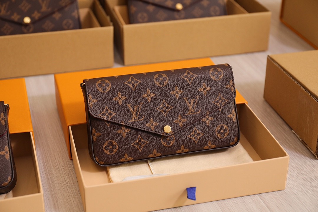 Shebag Super replica Louis Vuitton M61276 POCHETTE FÉLICIE bag review (2025 June updated)-ʻOi aku ka maikaʻi o ka ʻeke Louis Vuitton ʻeke hoʻopunipuni ma ka hale kūʻai pūnaewele, ʻeke hoʻolālā kope ru