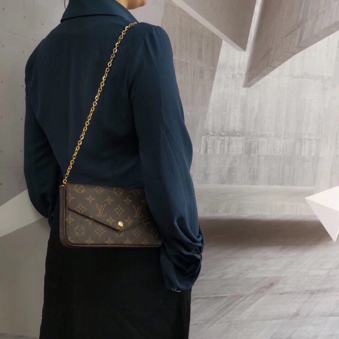 Shebag Super replica Louis Vuitton M61276 POCHETTE FÉLICIE bag review (2025 June updated)-ʻOi aku ka maikaʻi o ka ʻeke Louis Vuitton ʻeke hoʻopunipuni ma ka hale kūʻai pūnaewele, ʻeke hoʻolālā kope ru